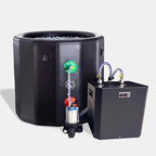 Eisbad-Komplettset PolarFlow 360 Liter mit ½ PS Wasserkühler